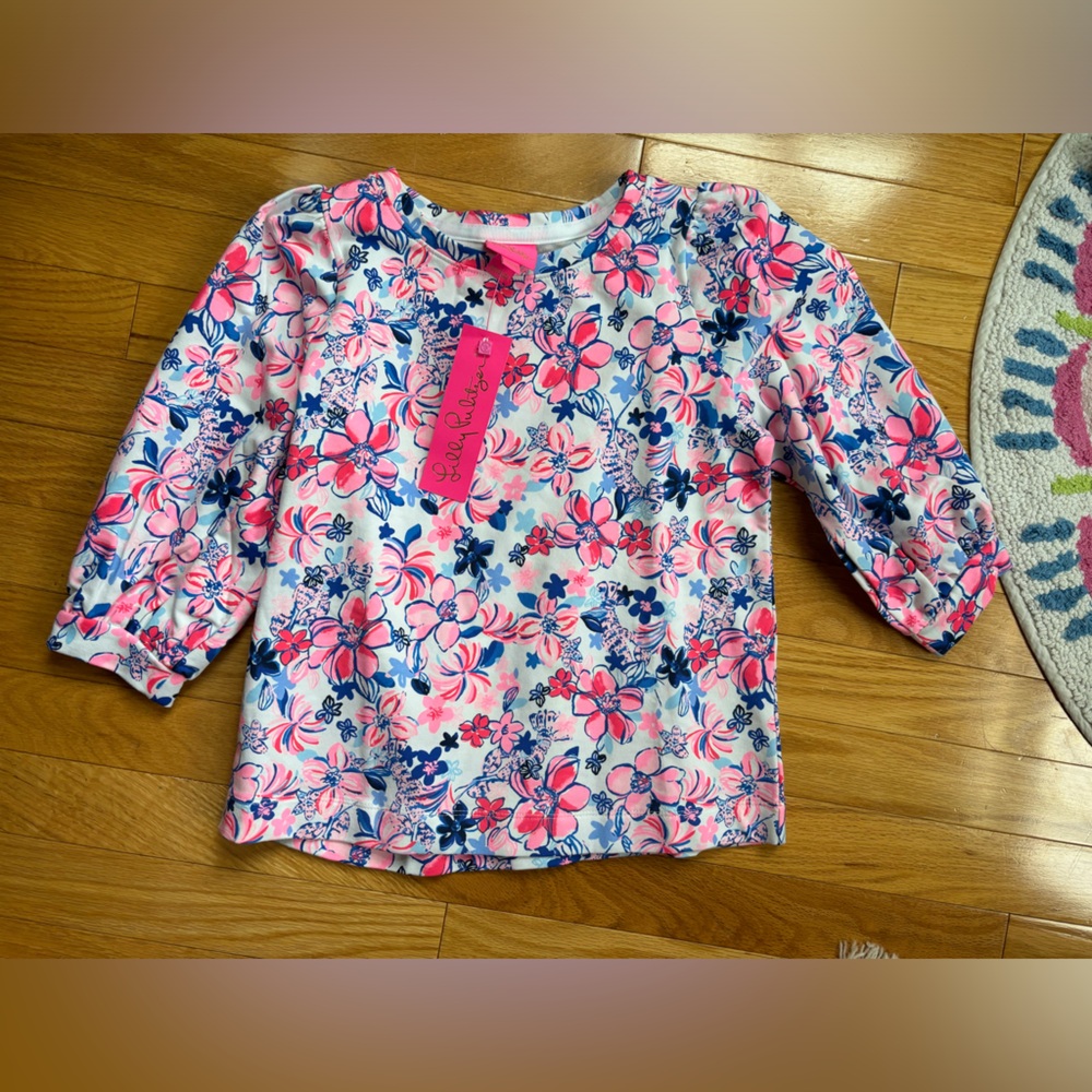 Lilly Pulitzer mini corden sweatshirt party like a lobstar